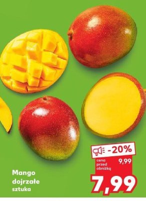 Mango dojrzałe 1 szt. promocja w Kaufland
