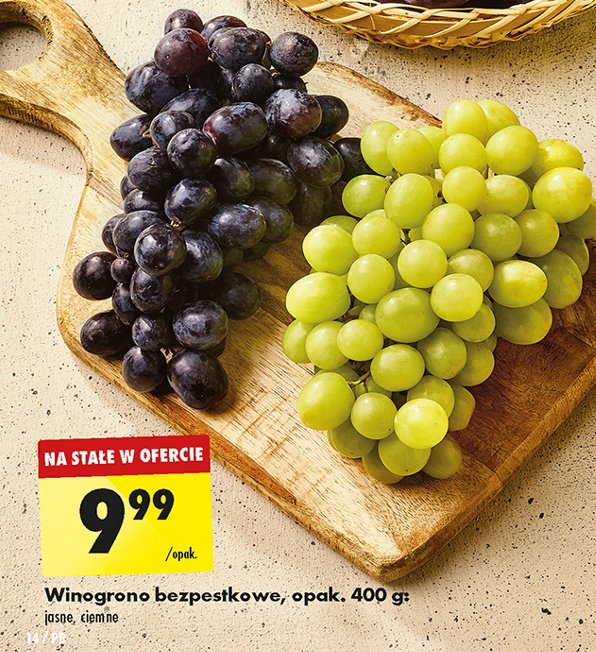 Winogrono bezpestkowe promocja