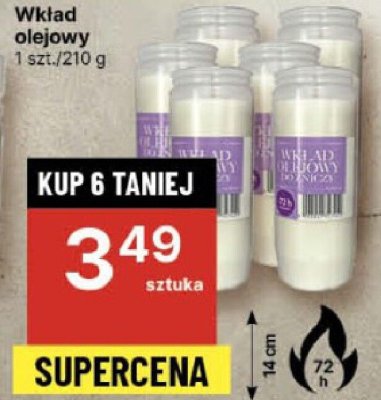 Wkład olejowy promocja w Delikatesy Centrum