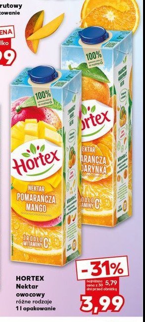 Nektar pomara艅cza mandarynka Hortex promocja