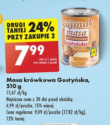 Masa krówkowa Gostyń promocja