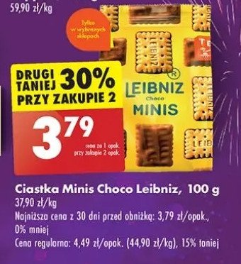 Herbatniki Leibniz minis choco Leibniz bahlsen promocja