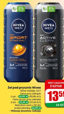 Żel pod prysznic różne rodzaje promocja w Dino