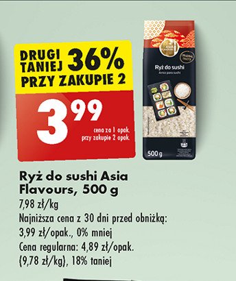 Ryż do sushi Asia flavours promocja