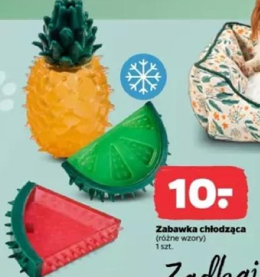 Zabawka chłodząca cytryna promocja w Netto