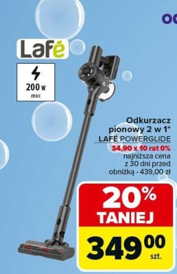 Odkurzacz pionowy 2 w 1 LAFE POWERGLIDE promocja w Carrefour
