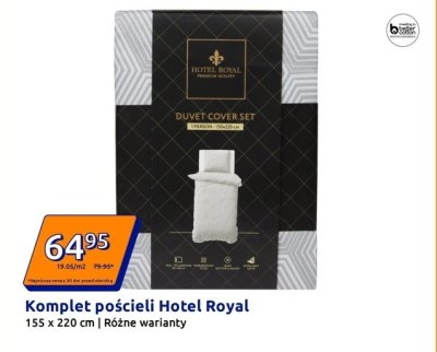 Komplet pościeli Royal155 x 220 cm promocja w Action
