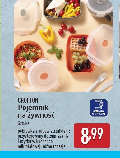 Pojemniki na żywność Crofton promocja