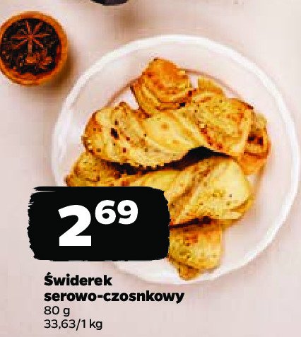 Świderek serowo-czosnkowy promocja