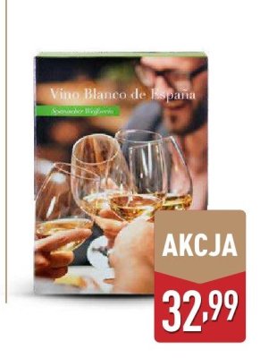 Wino Vino Blanco de España białe wytrawne promocja w Aldi