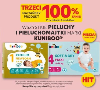 Pieluchy i pieluchomajtki wszystkie rodzaje promocja w Kaufland