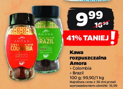 Kawa Amora colombia promocja