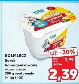 Serek wanilia Rolmlecz promocja