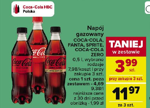 Napój Coca-cola promocja w Carrefour Market