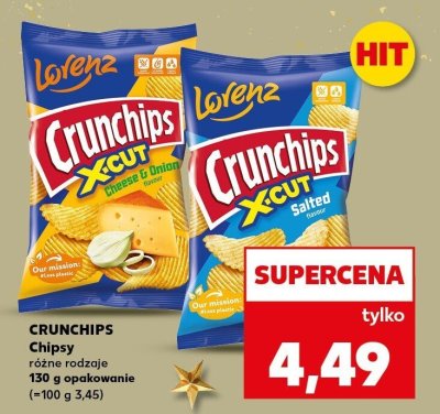 Chipsy X-Cut różne rodzaje  promocja w Kaufland
