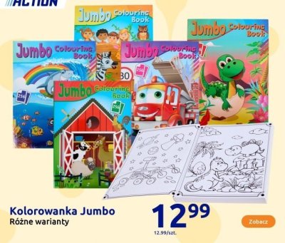 Kolorowanka Jumbo promocja w Action