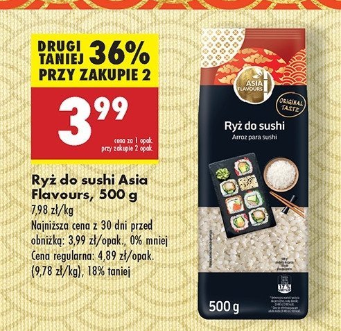 Ryż do sushi Asia flavours promocja