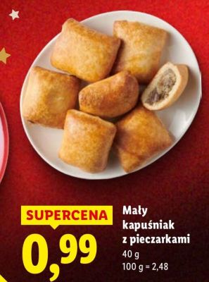 Kapuśniak z pieczarkami mały promocja w Lidl