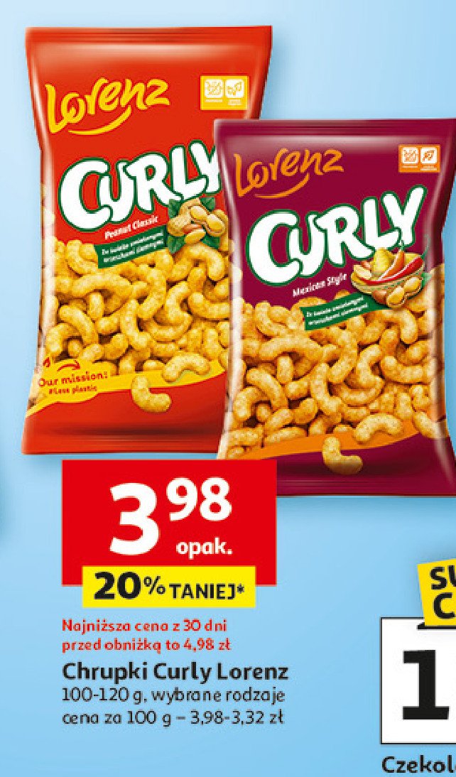 Chrupki mexican style Lorenz curly promocja w Auchan