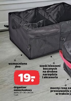 Organizer samochodowy promocja w Netto