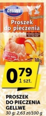 Proszek do pieczenia Gellwe promocja w Groszek