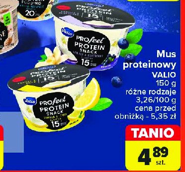 Mus waniliowo-cytrynowy Valio profeel promocja