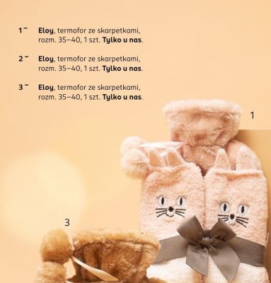 Termofor Eloy ze skarpetkami, rozm. 35-40 promocja w Rossmann