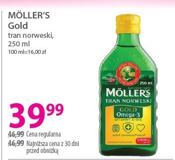 Tran gold Moller's tran norweski promocja