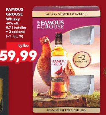 Whisky  0,7 l + 2 szklanki promocja w Kaufland