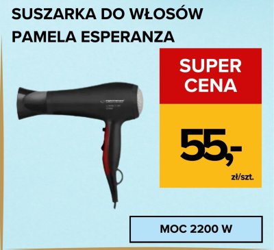 Suszarka do włosów Pamela Esperanza promocja w Supeco