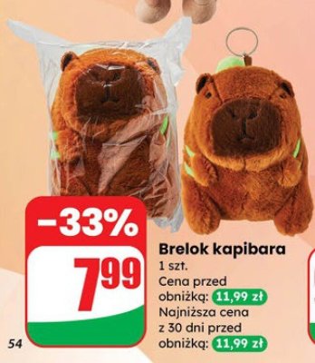 Brelok kapibara promocja w Dino