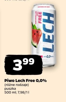 Piwo Lech free promocja w Netto