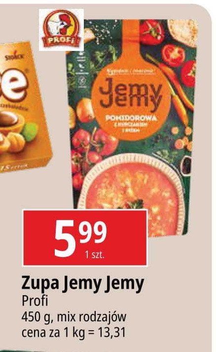 Zupa pomidorowa z kurczakiem i ryżem JEMYJEMY promocja w Leclerc