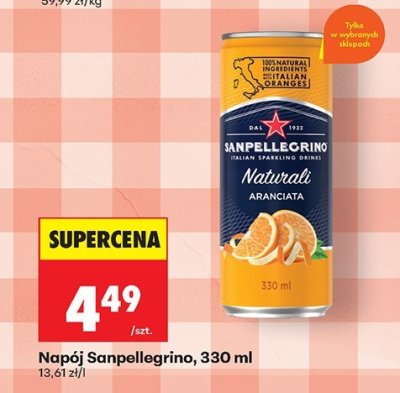 Napój  promocja w Biedronka
