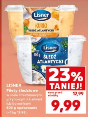 Filety śledziowe w sosie z borowikami promocja w Kaufland