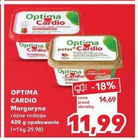 Margaryna Optima cardio potas Optima kruszwica promocja