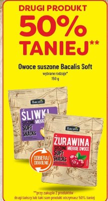 Owoce suszone Bacalis Soft promocja w POLOmarket