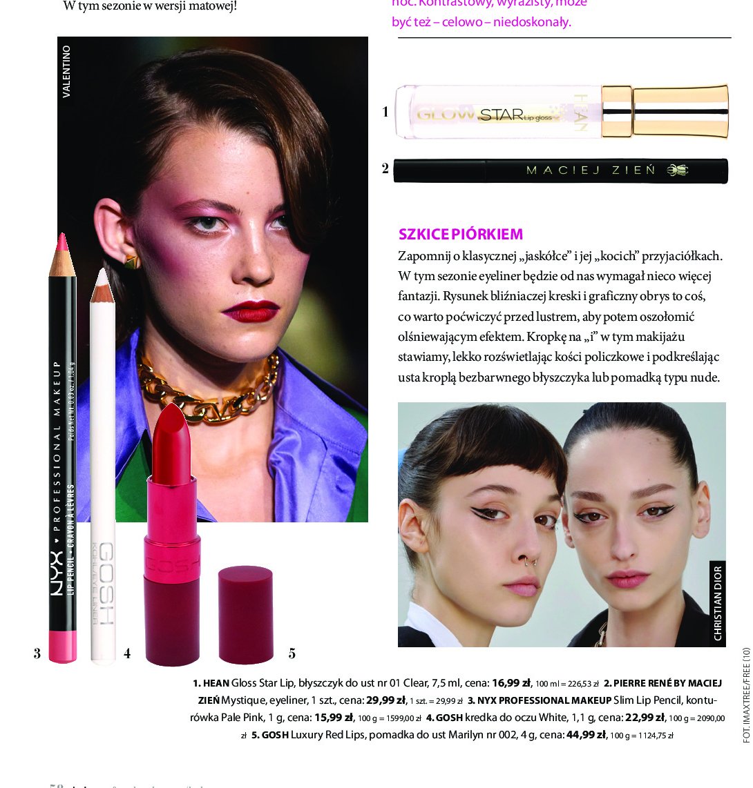 Kredka do ust 854 pale pink Nyx slim lip promocja