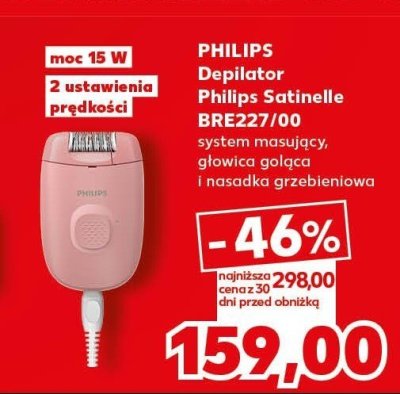 Depilator Philips Satinelle BRE227/00 promocja w Kaufland