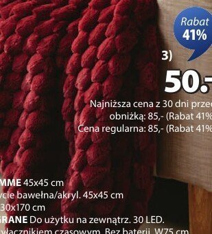 Koc HVIDBLOMME promocja w Jysk