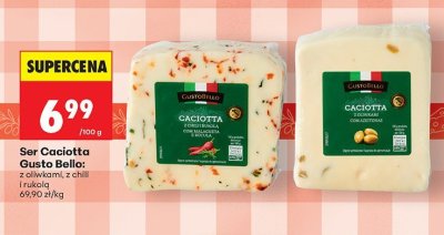 Ser Caciotta z chili i rukolą promocja w Biedronka