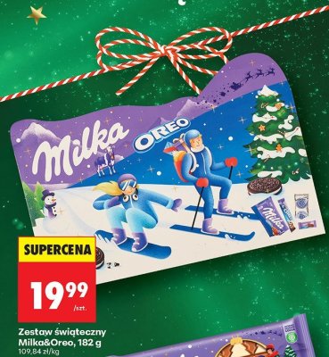 Zestaw świąteczny Milka&Oreo, 182 g promocja w Biedronka