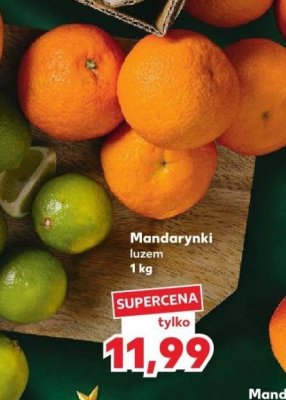 Mandarynki luzem promocja w Kaufland