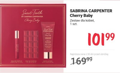 Zestaw dla kobiet Cherry Baby promocja w Rossmann