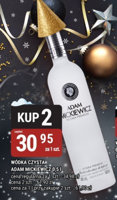 Wódka czysta Adam Mickiewicz 0,5l promocja w bi1