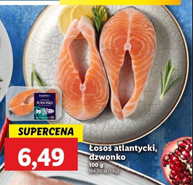 Łosoś atlantycki dzwonko Paula fish promocja