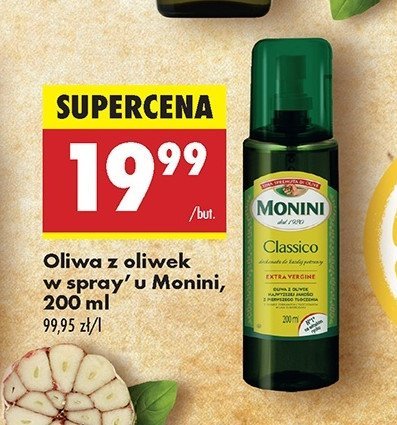 Oliwa z oliwek extra virgine spray Monini classico promocja