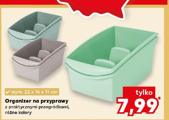 Organizer na przyprawy 22 x 16 x 11 cm promocja