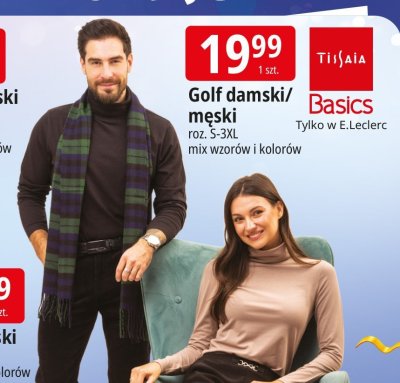 Golf damski/męski TiJJaia Basics promocja w Leclerc