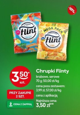 Chrupki Flinty krabowe promocja w Żabka